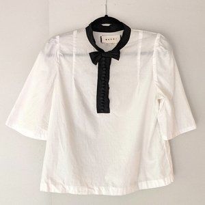 NWOT Marni Bow Blouse